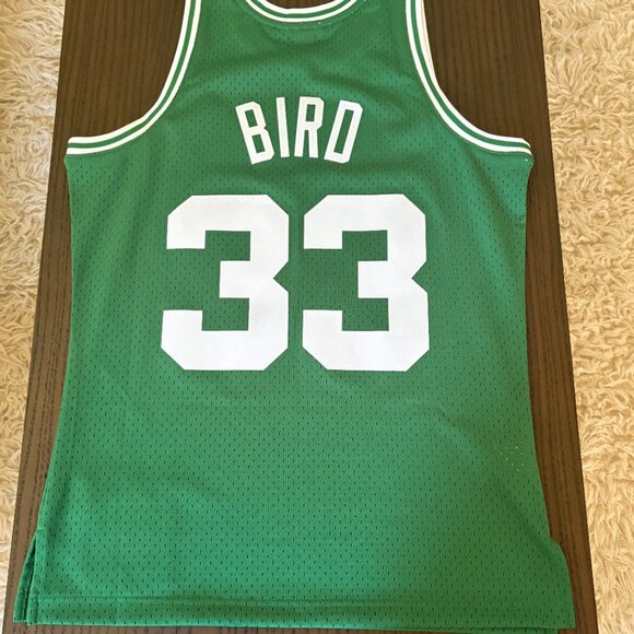 Mitchell & Ness Larry Bird Home Boston Celtics Jersey Men's Medium - Picture 6 of 8
